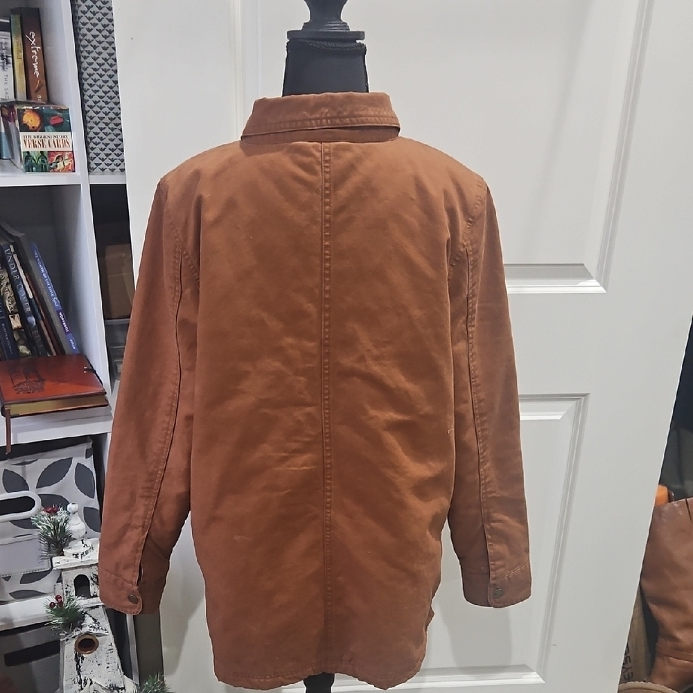 Natural Reflections Checkered Jacket with Brown H… - image 9